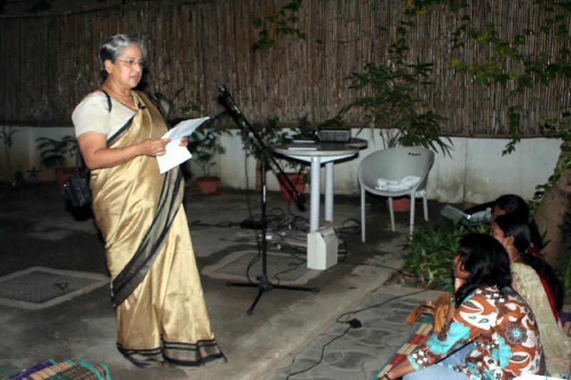 poetry.jpg - Poetry Reading session co-ordinated by Sharanya Manivannan at Vanilla Children Place